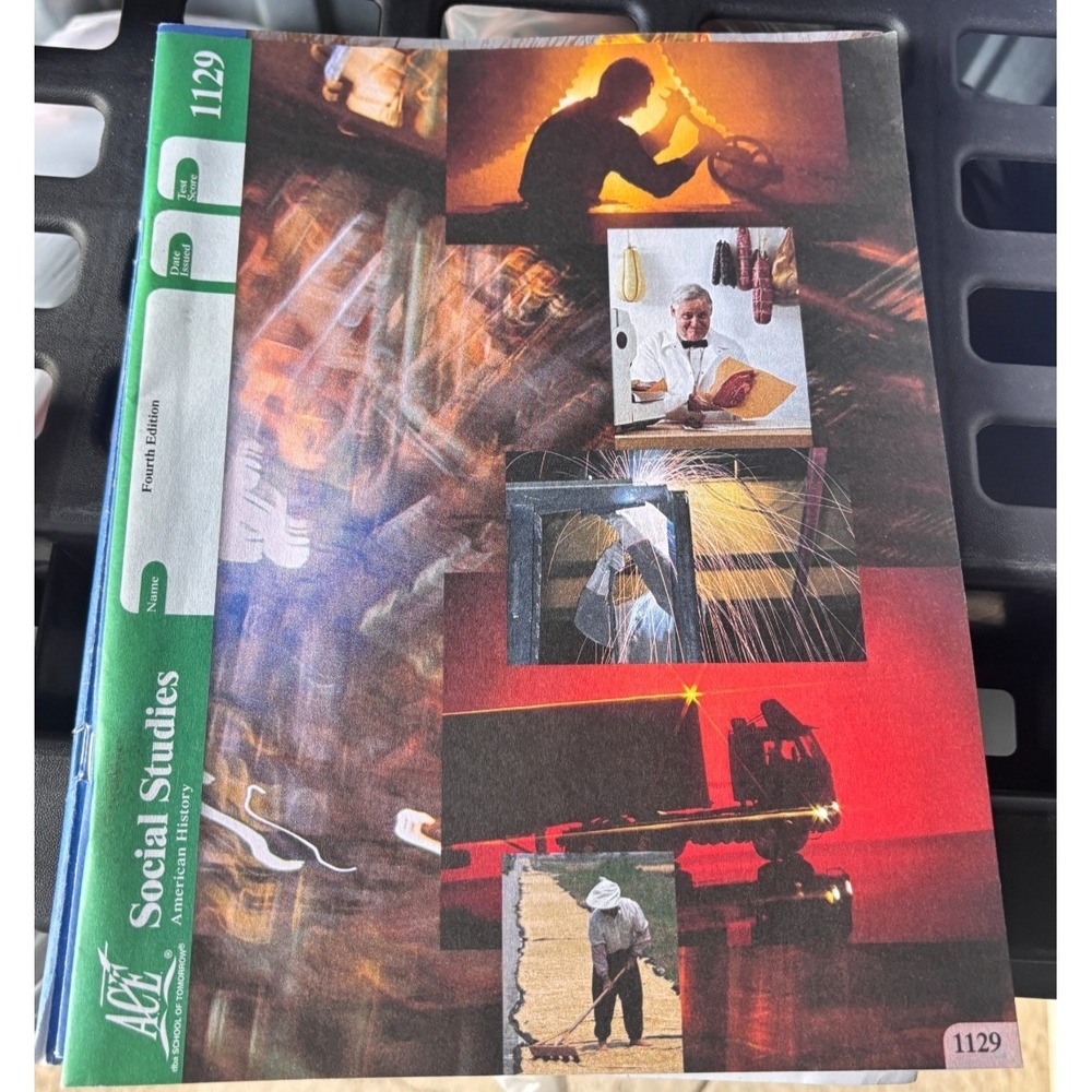 ACE Social STudies 1129  homeschooling workbook